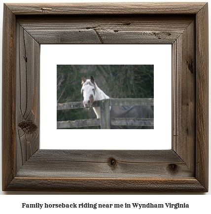 family horseback riding near me in Wyndham, Virginia